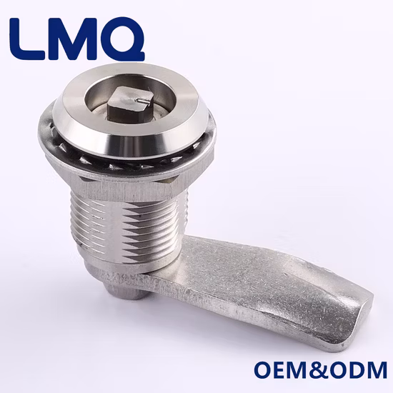 Fechadura de came de compressão de aço inoxidável para gabinete industrial e quadrado de gabinete 7 mm